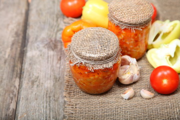 Canning vegetables