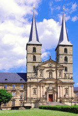 Fototapeta na wymiar Portal Kloster St. Michael Bamberg