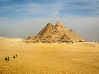The Pyramids of Giza, Cairo, Egypt