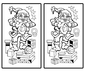 Santa Claus - Find the ten differences