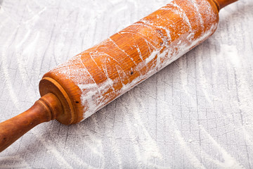 Floured Rolling pin and Baking board