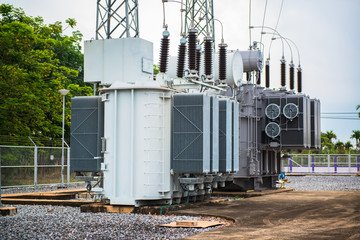 Transformer station and the high voltage electric pole