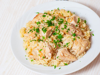 Chicken Breast with Rice