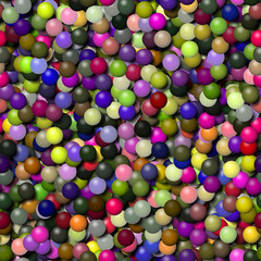 Balls seamless generated hires texture
