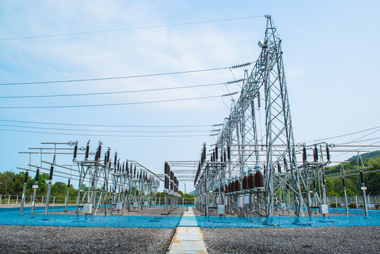 Power station for making electric energy