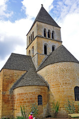 Fototapeta premium La chiesa di Saint Leonce sur Vezere, Dordogna - Aquitania