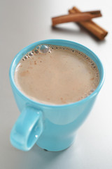 Hot chocolate with cinnamon