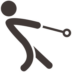 hammer throw icon