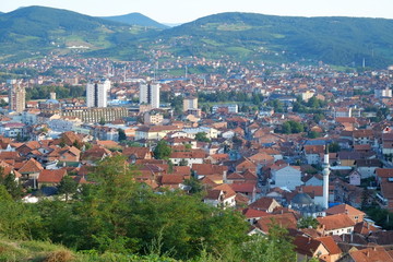 Fototapeta na wymiar Novi Pazar Cityscape, Serbia