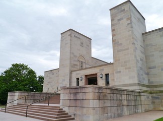Fototapeta na wymiar The Australian War Memorial in Canberra in Australia