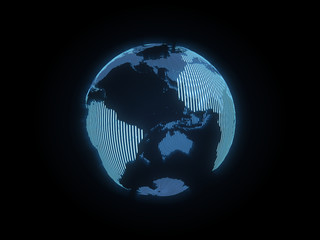 The hologram of the earth