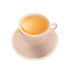 Porcelain white tea Cup