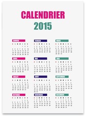 calendrier 2015
