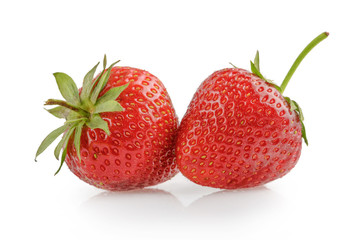 Strawberries isolated