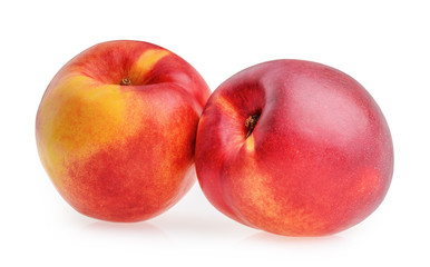 Nectarine fruit isolated