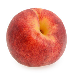 Peach isolated on white