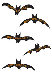 Halloween Bat Silhouettes