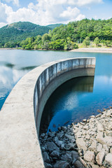 Landscape of Mae Ping Ton Lang Dam