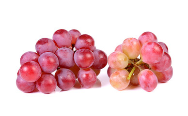 grapes isolated on over white background