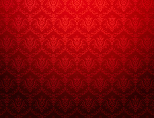 vintage red wallpaper