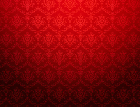 Fototapeta vintage red wallpaper