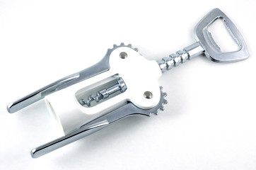 Corkscrew Isolated over white