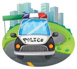 Police car © GraphicsRF