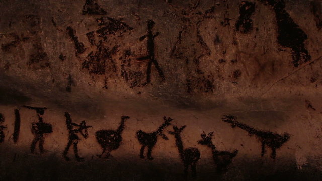 Authentique 7000 years old Rock paintings from Magura cave, Bg