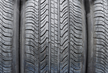 Fototapeta premium car tires texture for background