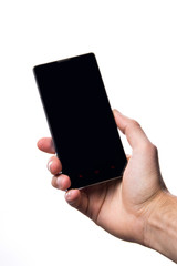 Smart phone in hand