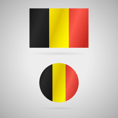 Fototapeta premium Flag of Belgium