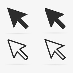 Set of cursors