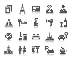 Hotel and Tourism Icons
