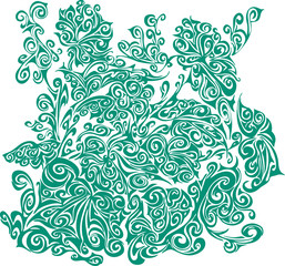 Ornate floral background