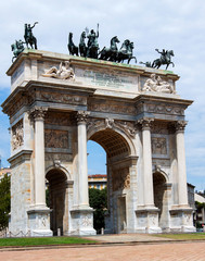 Obraz premium Arco della Pace in Milan