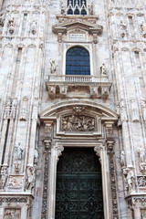 Fototapeta na wymiar The Dome of Milan, Italy