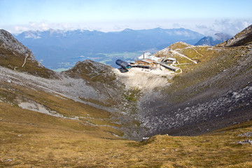 Karwendelgrube mit -Bergstation