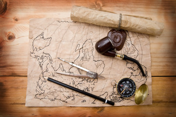 map and compass