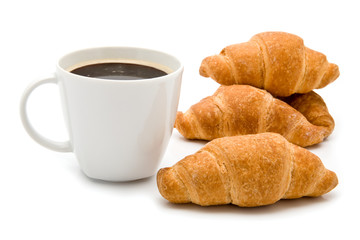 coffee and croissants