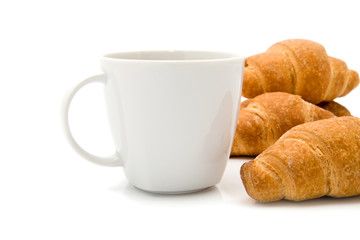 coffee and croissants