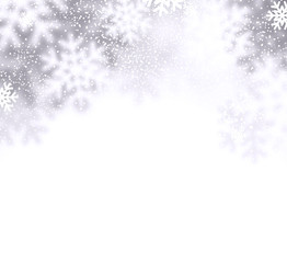 Snow christmas background.