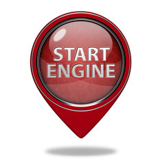 power pointer icon on white background