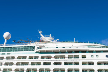 Verandas on Upper Decks of Cruise Ship