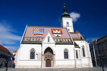 St. Mark's Church in Zagreb