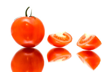 red juicy tomatoes