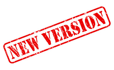 New version red stamp text