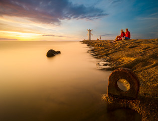 Fototapeta wypoczynek nad morzem,Morze Bałtyckie,Świnoujście,Polska obraz