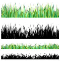 Vector grass collection
