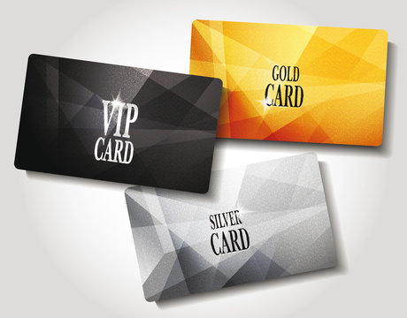 Set of  VIP cards