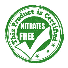 Nitrates free stamp